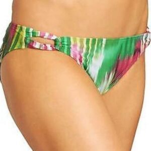 NWT Athleta Wailea Loop Bikini bottom XL - Rasta colors: vacation vibes